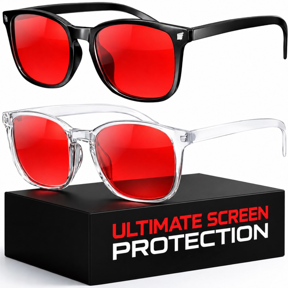 Photography Lighting Game - Lunettes de jeu anti-lumière bleue avancées,