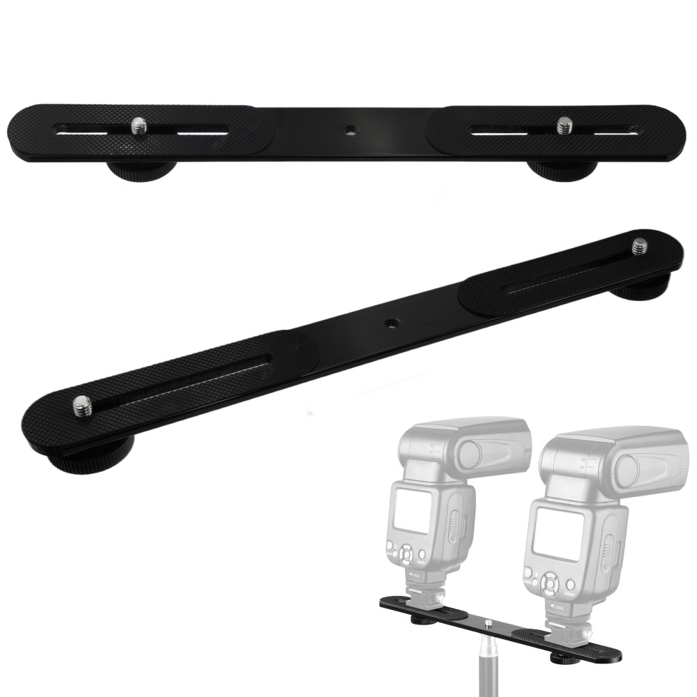 Photography Lighting Description - Support double flash avec vis 1/4''