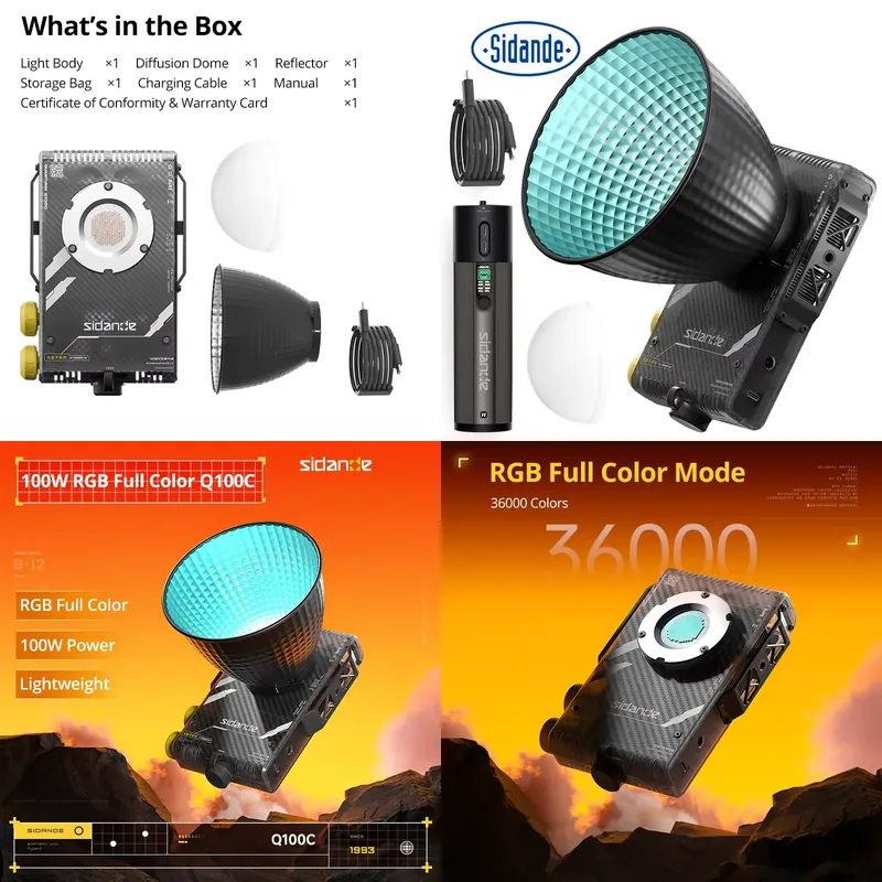 Photography Lighting Brands - Lampe de remplissage optique portable professionnelle