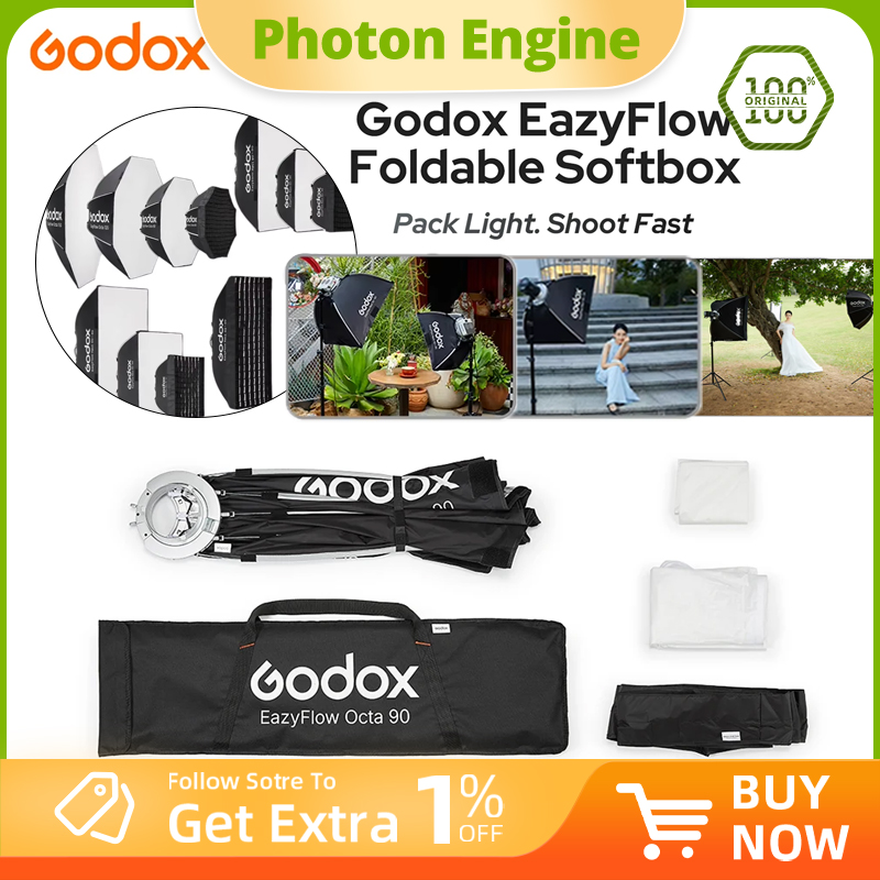 Photography Lighting Handheld - Boîte à lumière pliable Godox EazyFlow