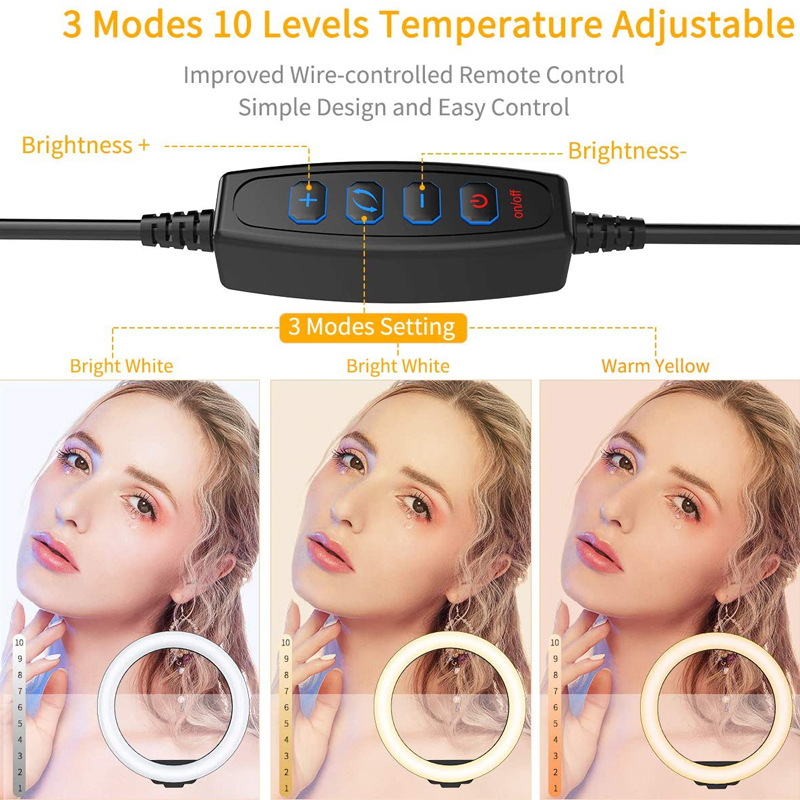 Anneau lumineux LED pour selfi - Photography Lighting Description avis et prix