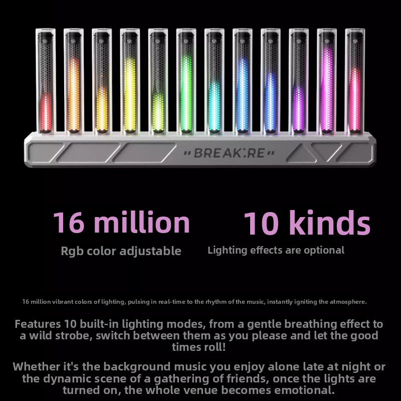Lampe d'ambiance style tube Ni - Photography Lighting Game avis et prix