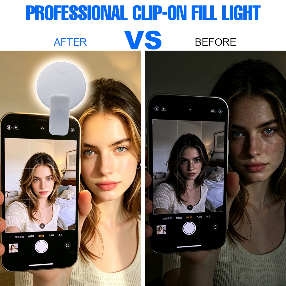 Lampe annulaire LED à clip pou - Photography Lighting Game avis et prix