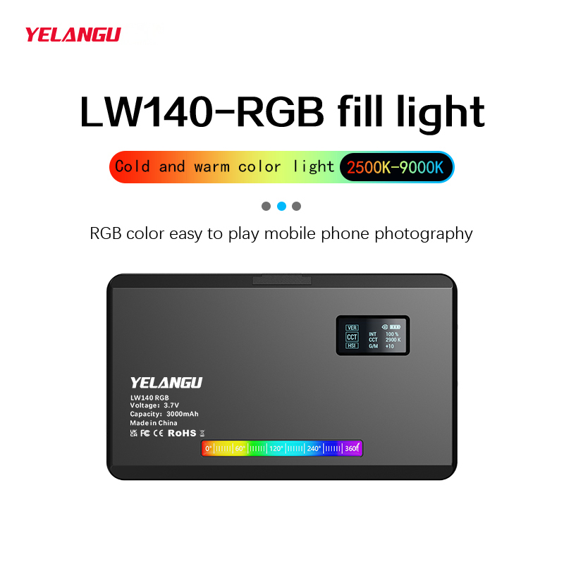 YELANGU RGB LED lumière vidéo  - Photography Lighting Description avis et prix