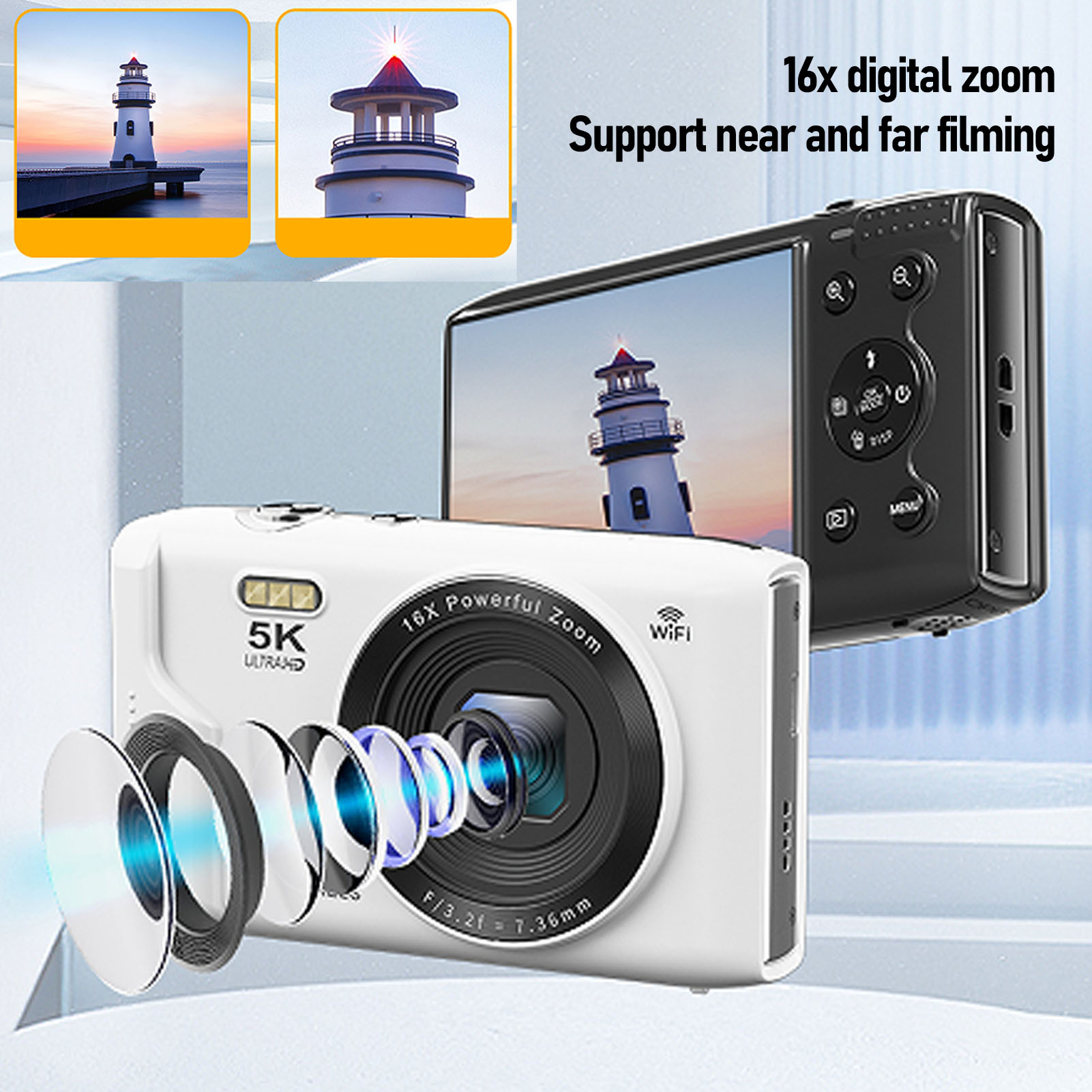 Appareil photo numérique 5K, Z - Photography Lighting For Beginners avis et prix