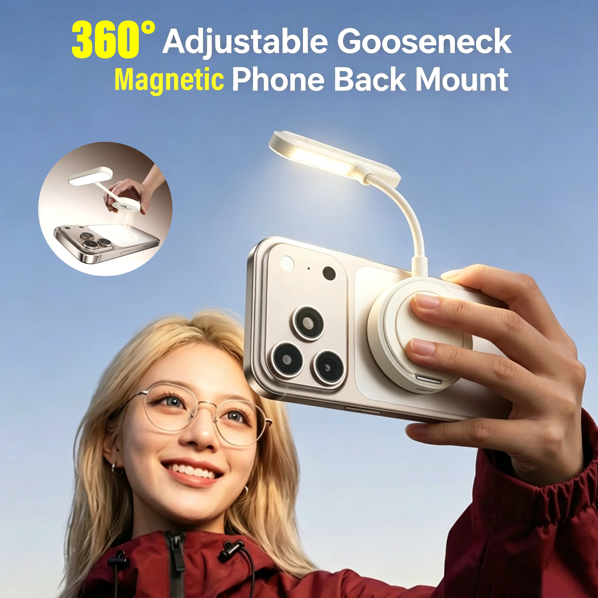 Lampe d'appoint magnétique pou - Photography Mobile Lighting avis et prix