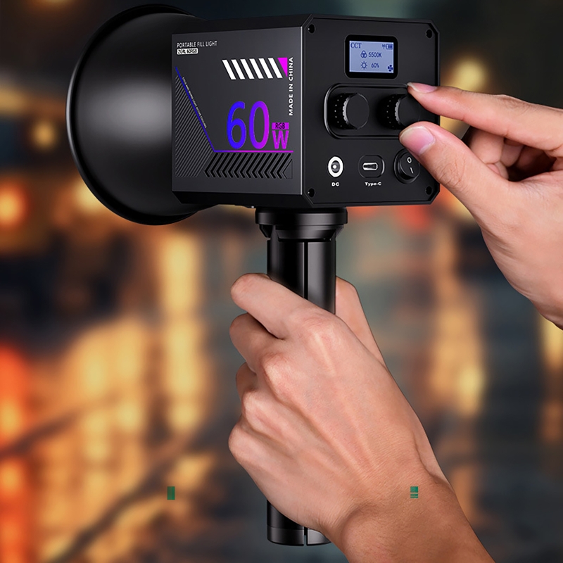 Lumière vidéo RGB 60W, lumière - Photography Lighting Handheld avis et prix